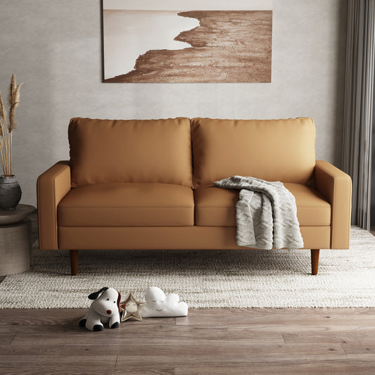 Silkir Brown 70" Sofa